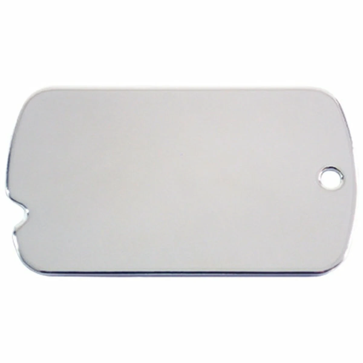 Placa identificativa para collar Imarc Military Plata