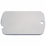Placa identificativa para collar Imarc Military Plata