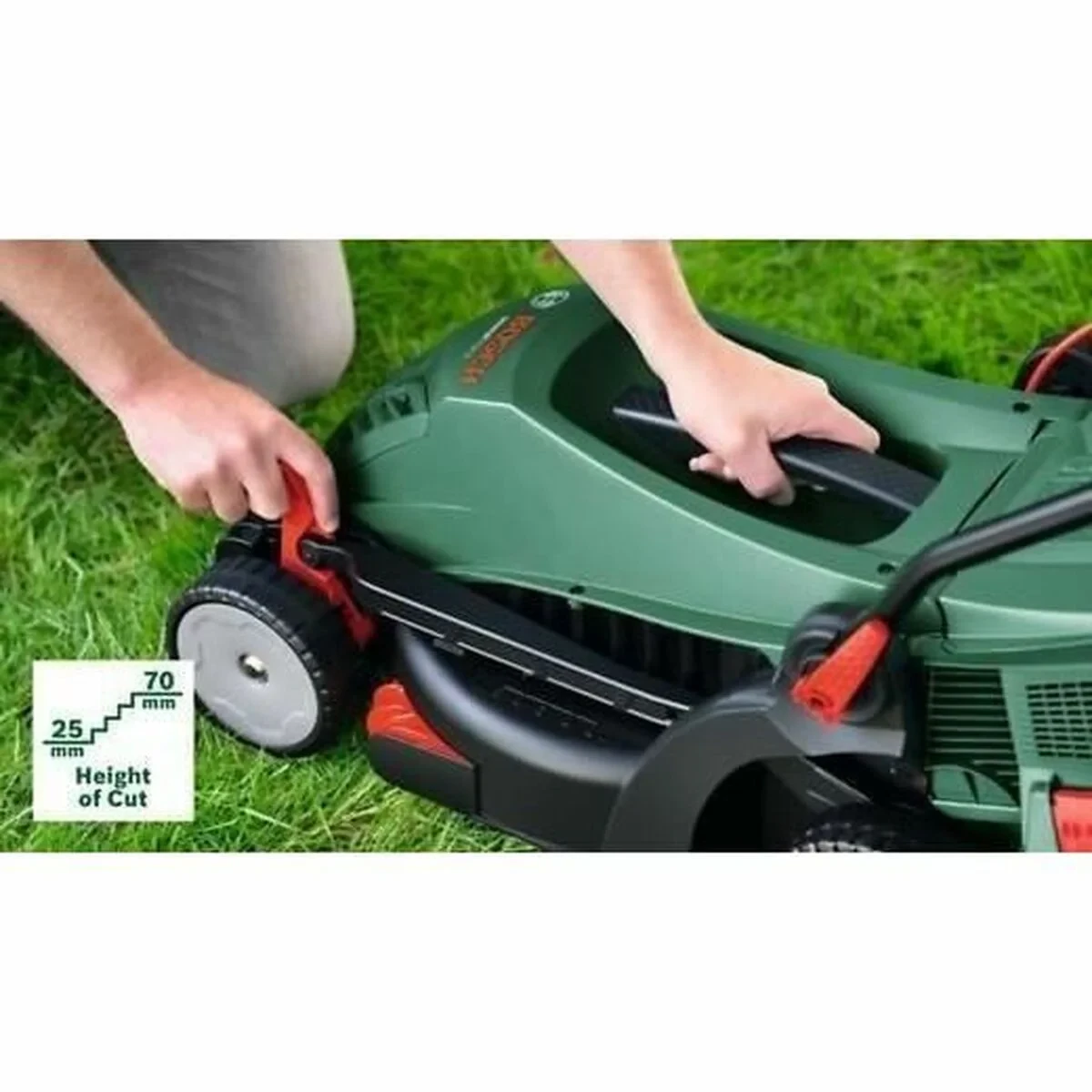 Cortacésped BOSCH UniversalRotak 34V-26 40 L 1300 W 230 V 34 cm 20-70 mm