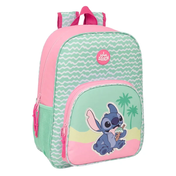 Mochila Escolar Lilo & Stitch Ice cream Rosa 33 x 42 x 14 cm