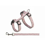 Arnés para Gato Trixie Gris Rosa 27-45 cm