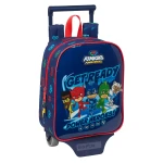 Mochila Escolar con Ruedas PJ Masks Ready 22 x 27 x 10 cm