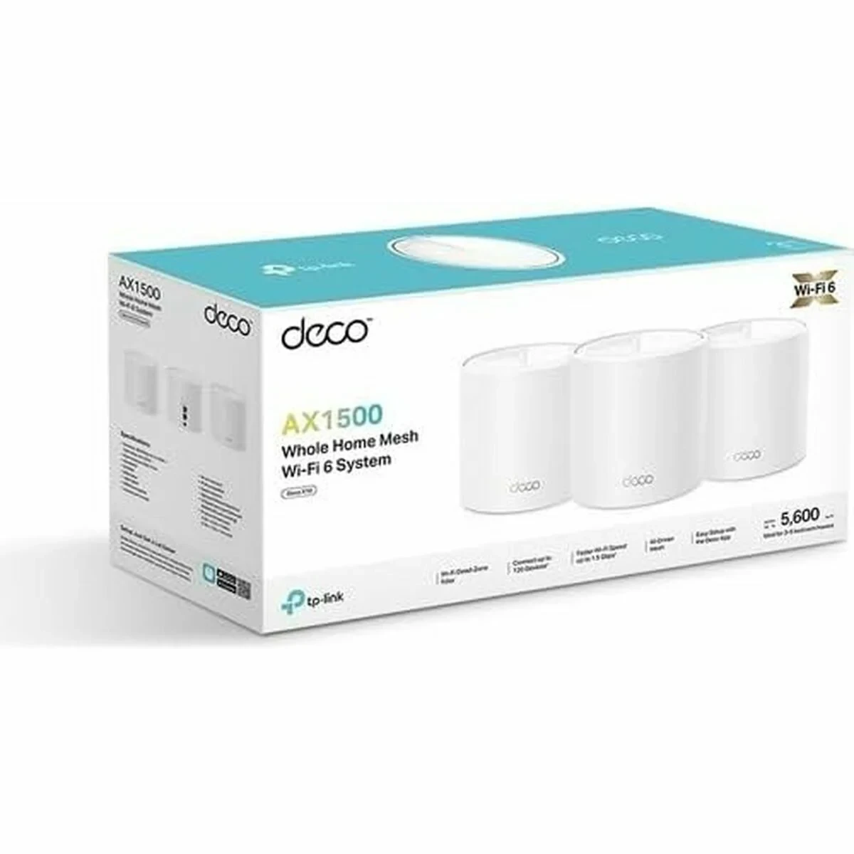 Repetidor Wifi + Router + Punto de Acceso TP-Link DECO X10 3U