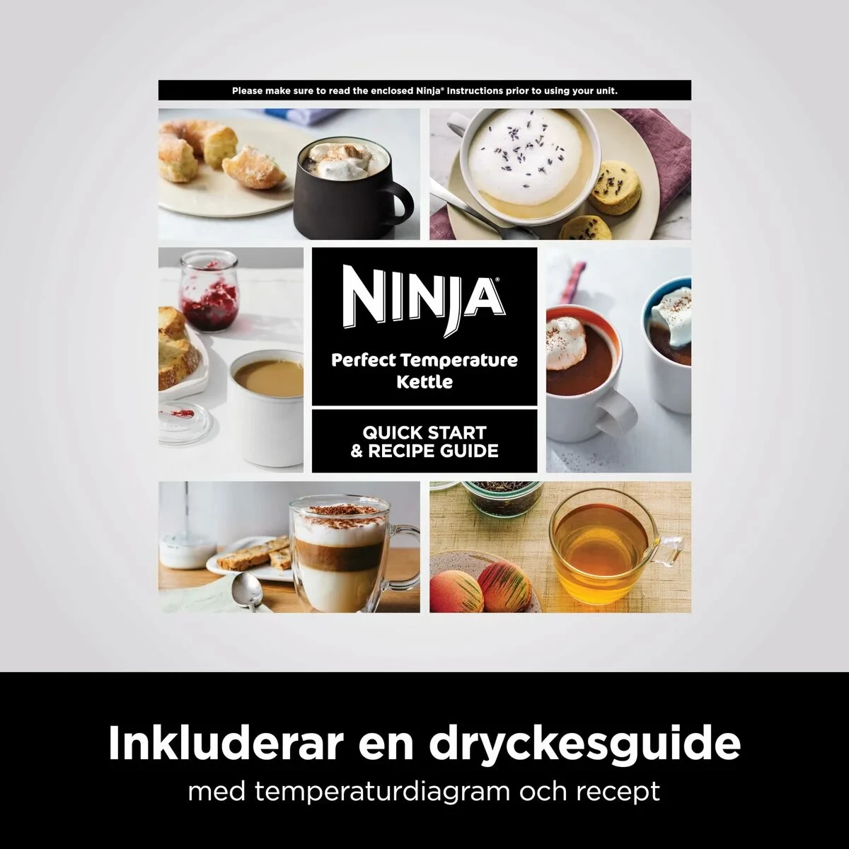 Hervidor NINJA KT200EU Negro Acero Inoxidable 3000 W 1,7 L