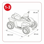 Quad Eléctrico Feber Racy Azul