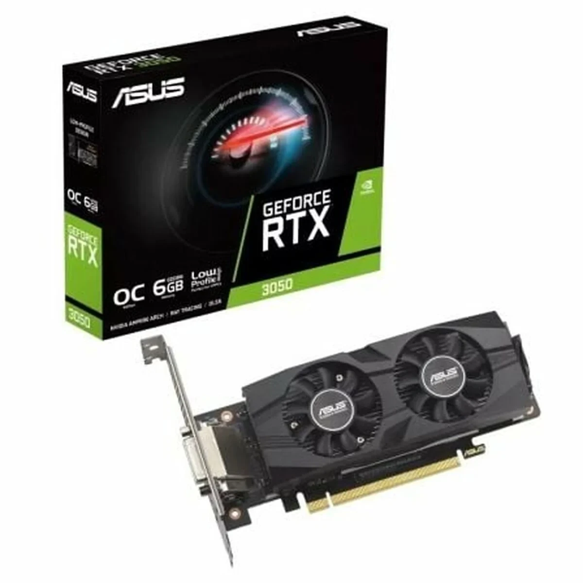 Tarjeta Gráfica Asus 90YV0KQ0-M0NA00 Nvidia GeForce RTX 3050 6 GB GDDR6