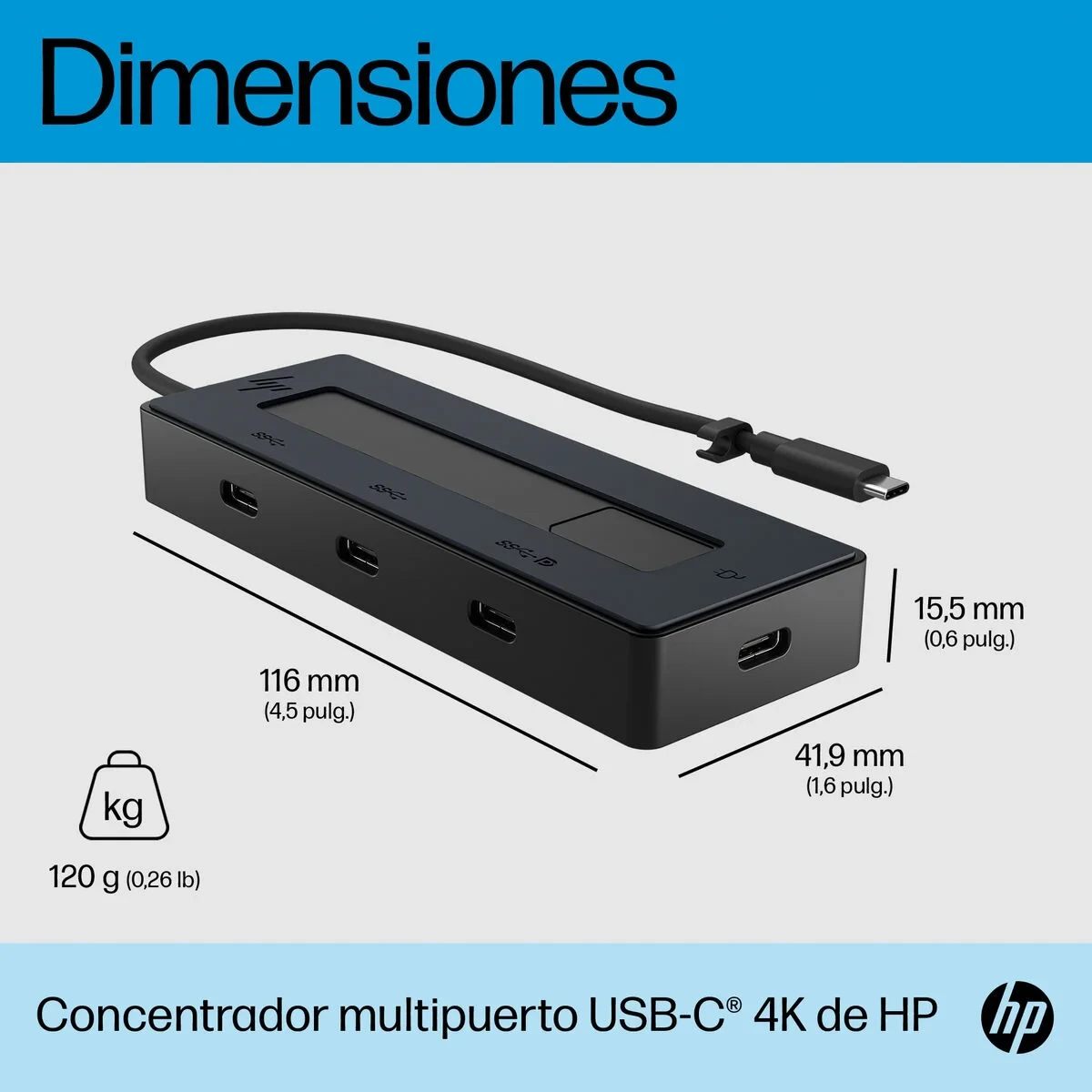 Hub USB HP 6G843AA