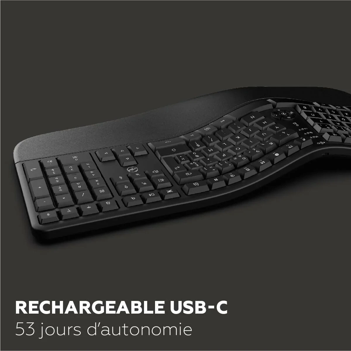 Teclado y Ratón Mobility Lab Ergo C30W Negro