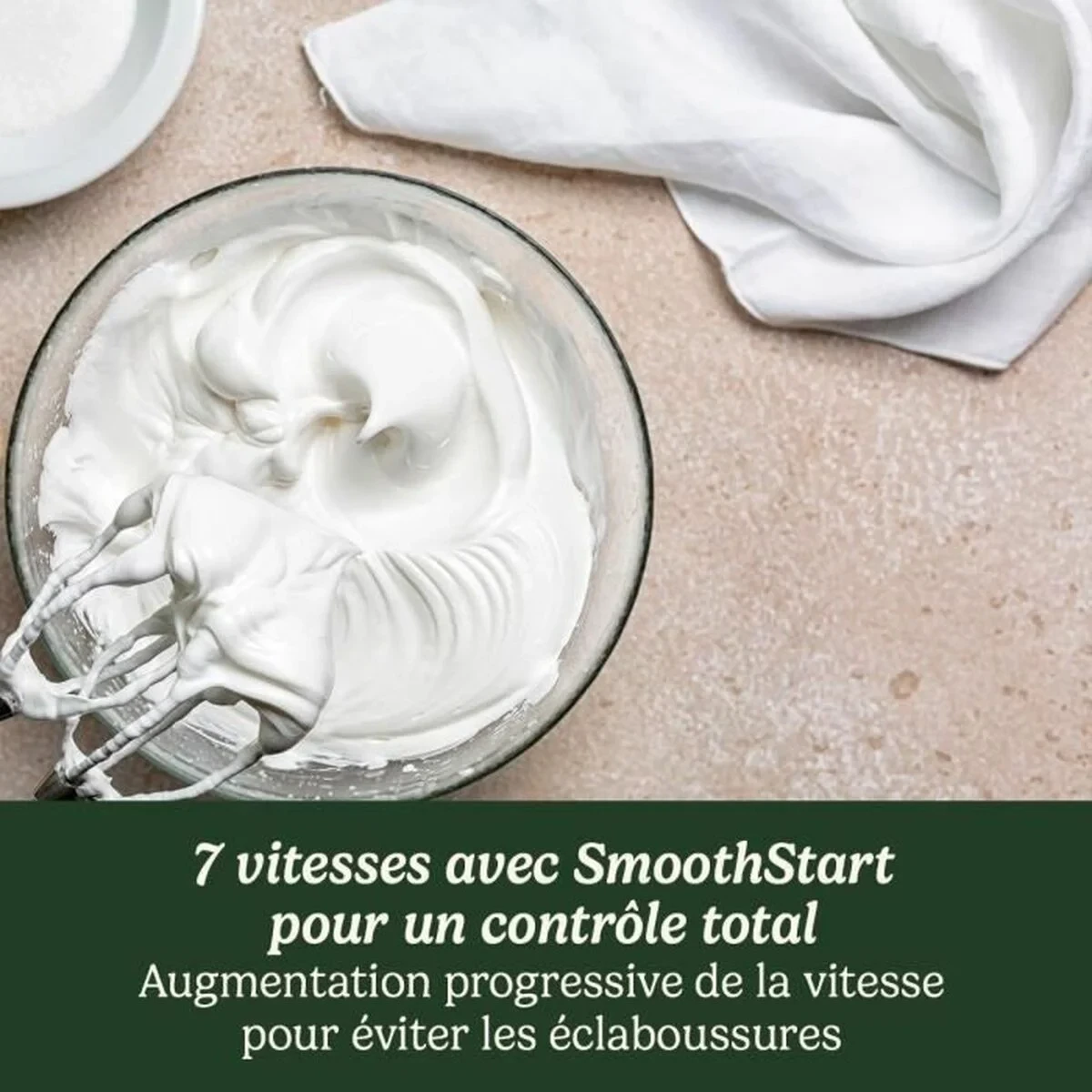 Batidora de Varillas Cuisinart HM7U/E POWER ADVANTAGE Blanco 200 W