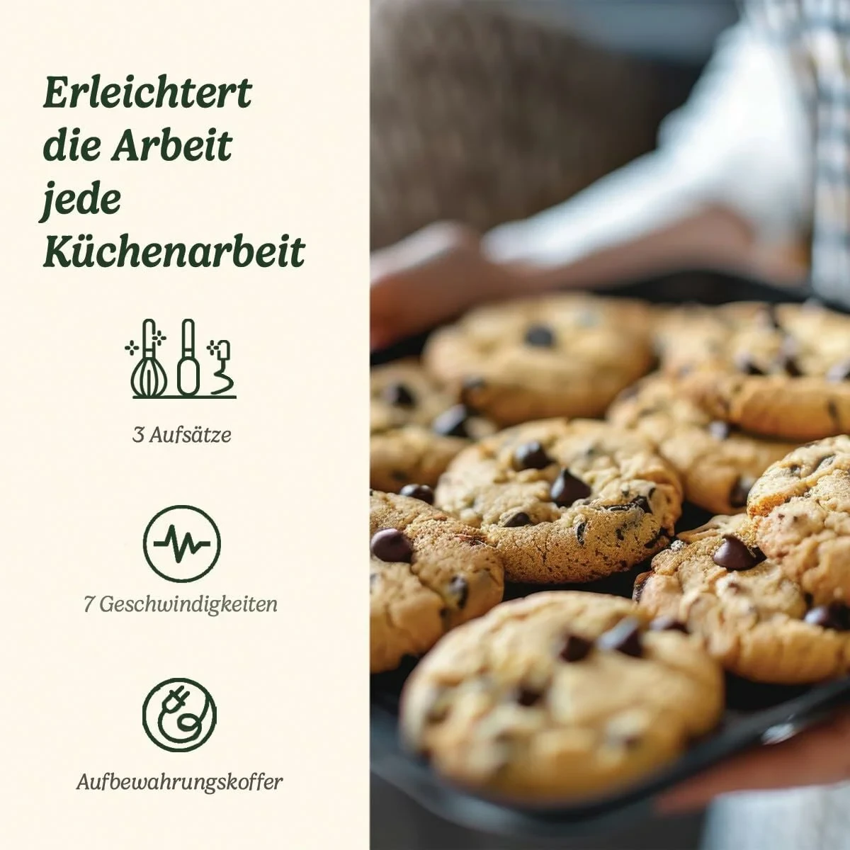 Batidora de Varillas Cuisinart HM7U/E POWER ADVANTAGE Blanco 200 W