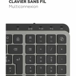 Teclado Mobility Lab KP450W Compact Negro Gris