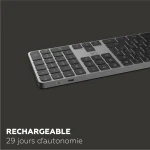 Teclado Mobility Lab KP430W Gris