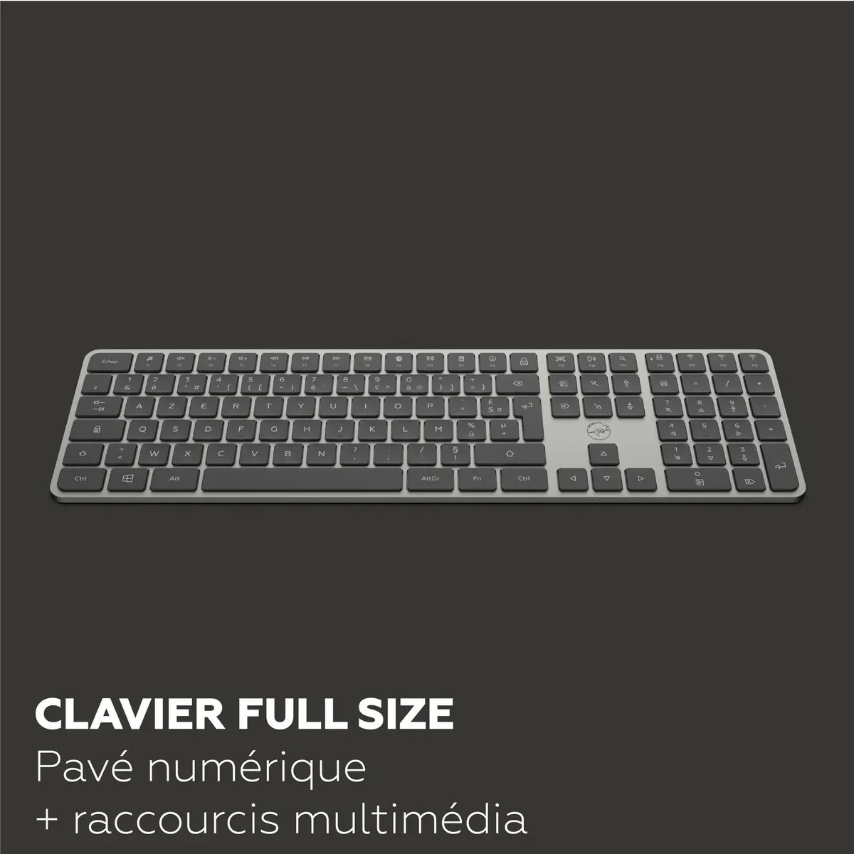 Teclado Mobility Lab KP430W Gris