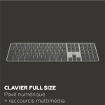Teclado Mobility Lab KP430W Gris