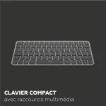 Teclado Mobility Lab KP430W Mini Gris