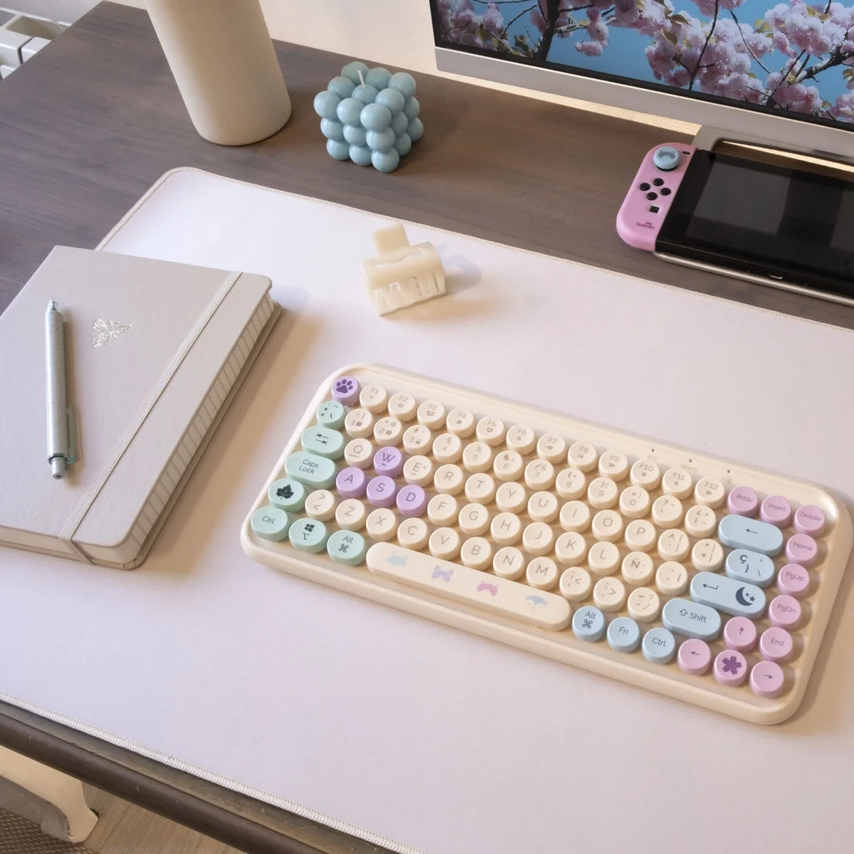 Alfombrilla de Ratón FR-TEC TANOOKI YUKI Verde Beige