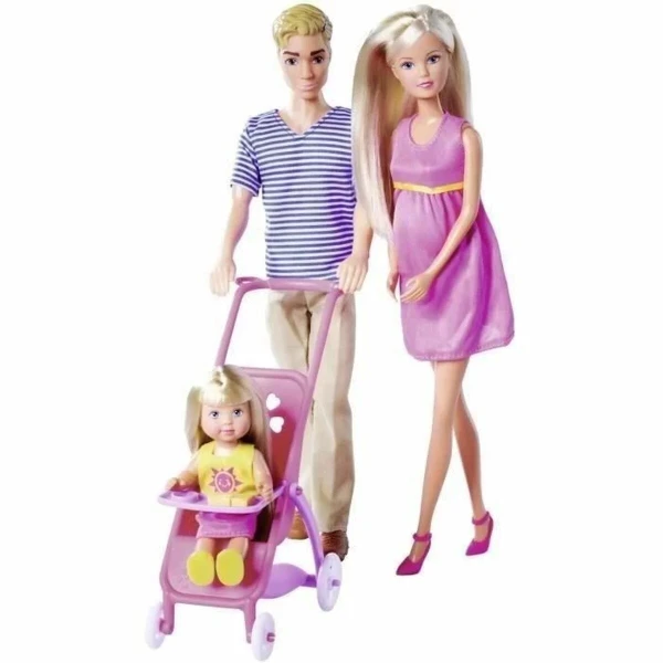 Muñeca bebé Simba Steffi Love - Familia Feliz