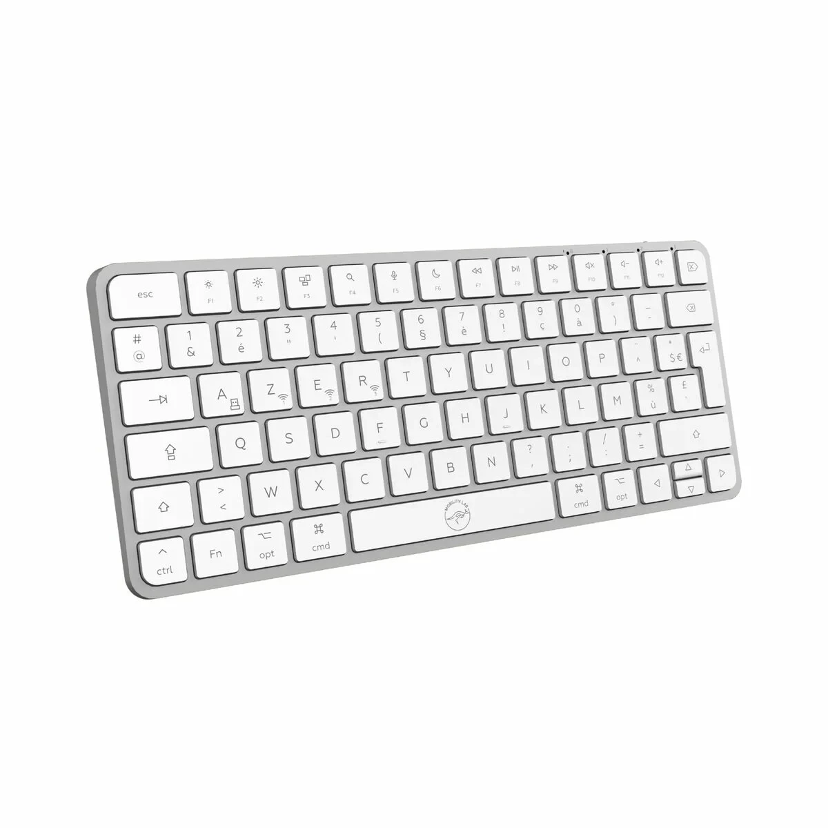 Teclado Mobility Lab KMP2000W Mini Blanco