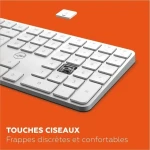 Teclado Mobility Lab KMP2000W Blanco