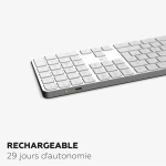Teclado Mobility Lab KMP2000W Blanco