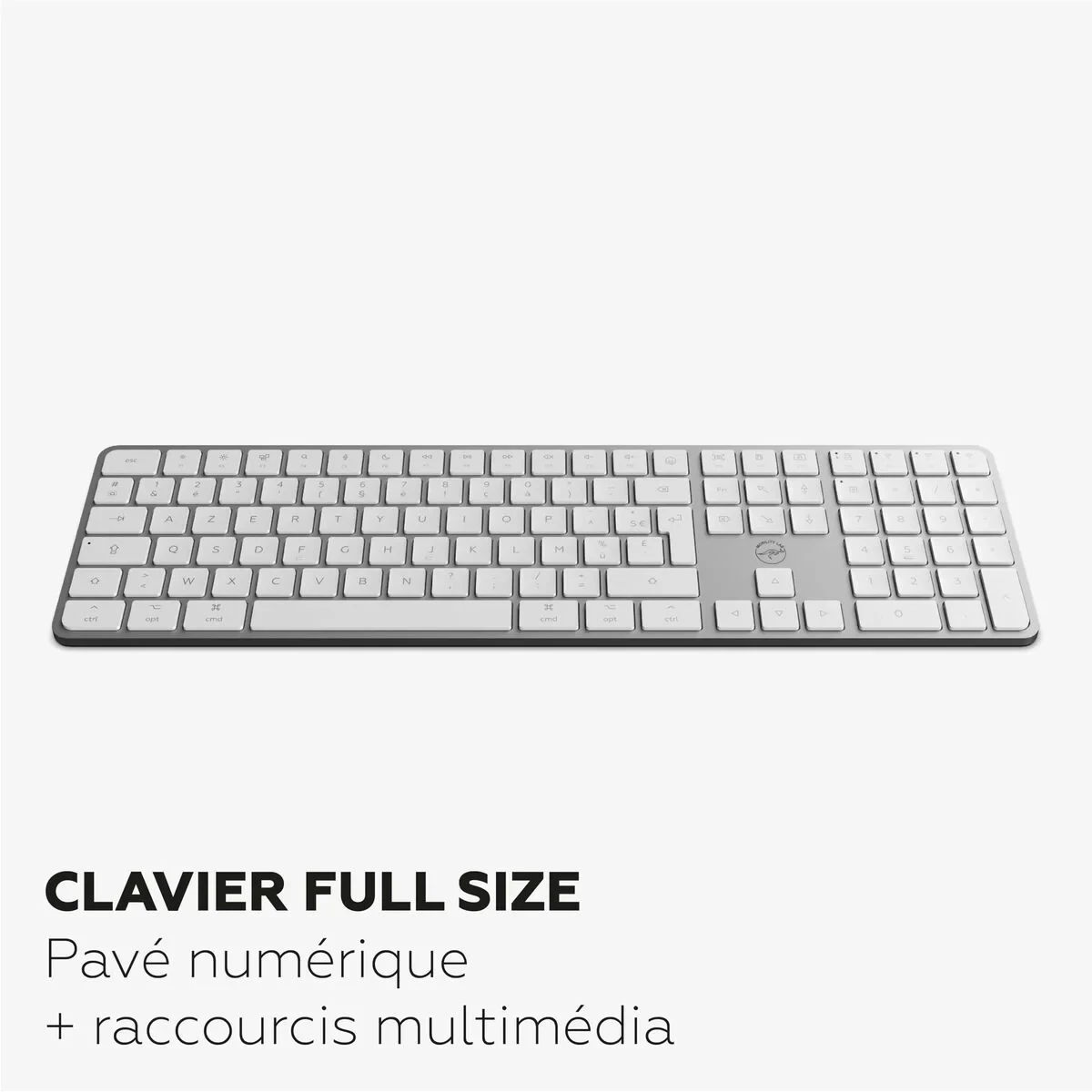 Teclado Mobility Lab KMP2000W Blanco