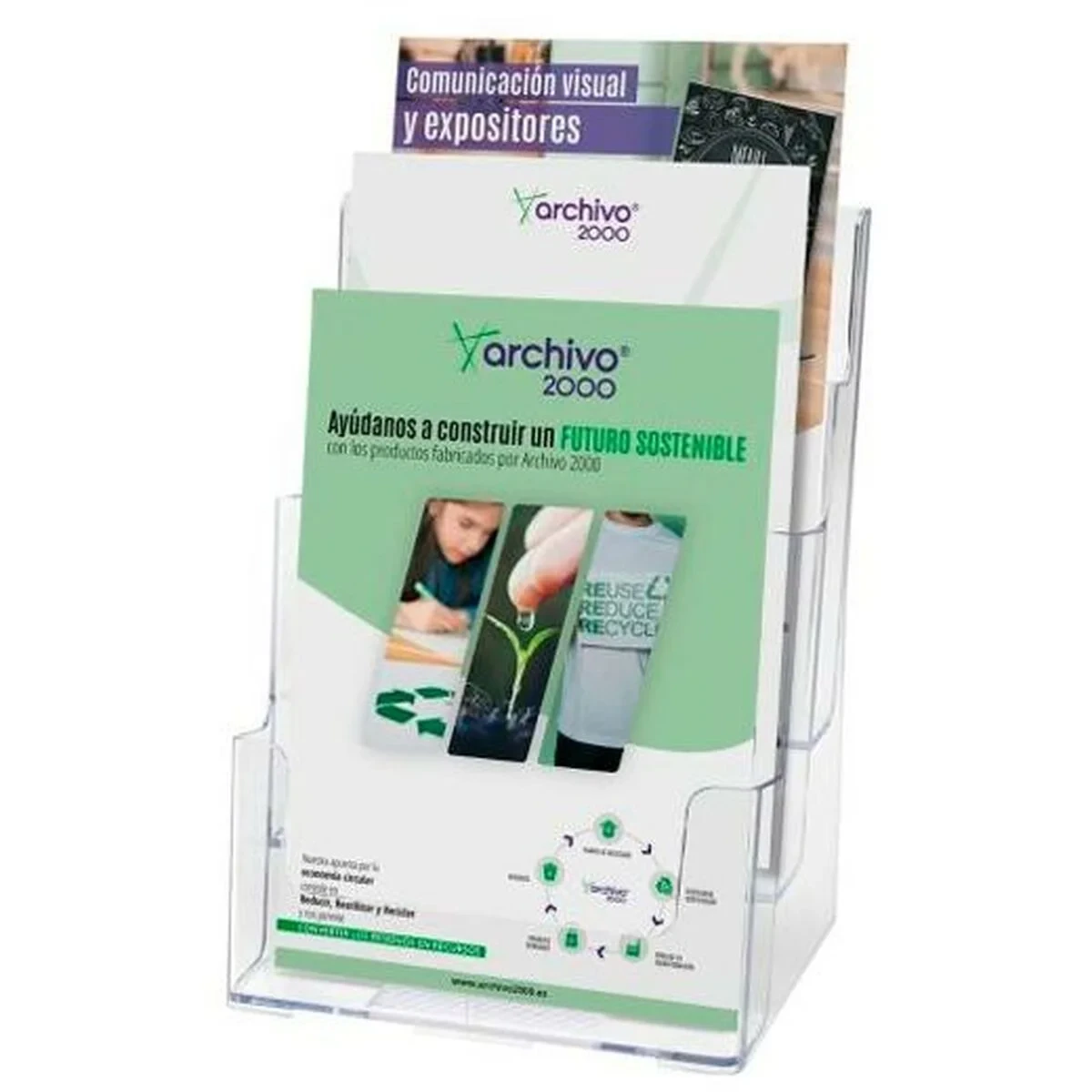 Expositor Archivo 2000 Transparente A5 Poliestireno