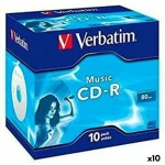 CD-R Verbatim MUSIC 80' 16x 10 Piezas (10 Unidades)