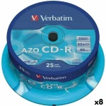 CD-R Verbatim Azo 700 MB 52x 25 Piezas (8 Unidades)
