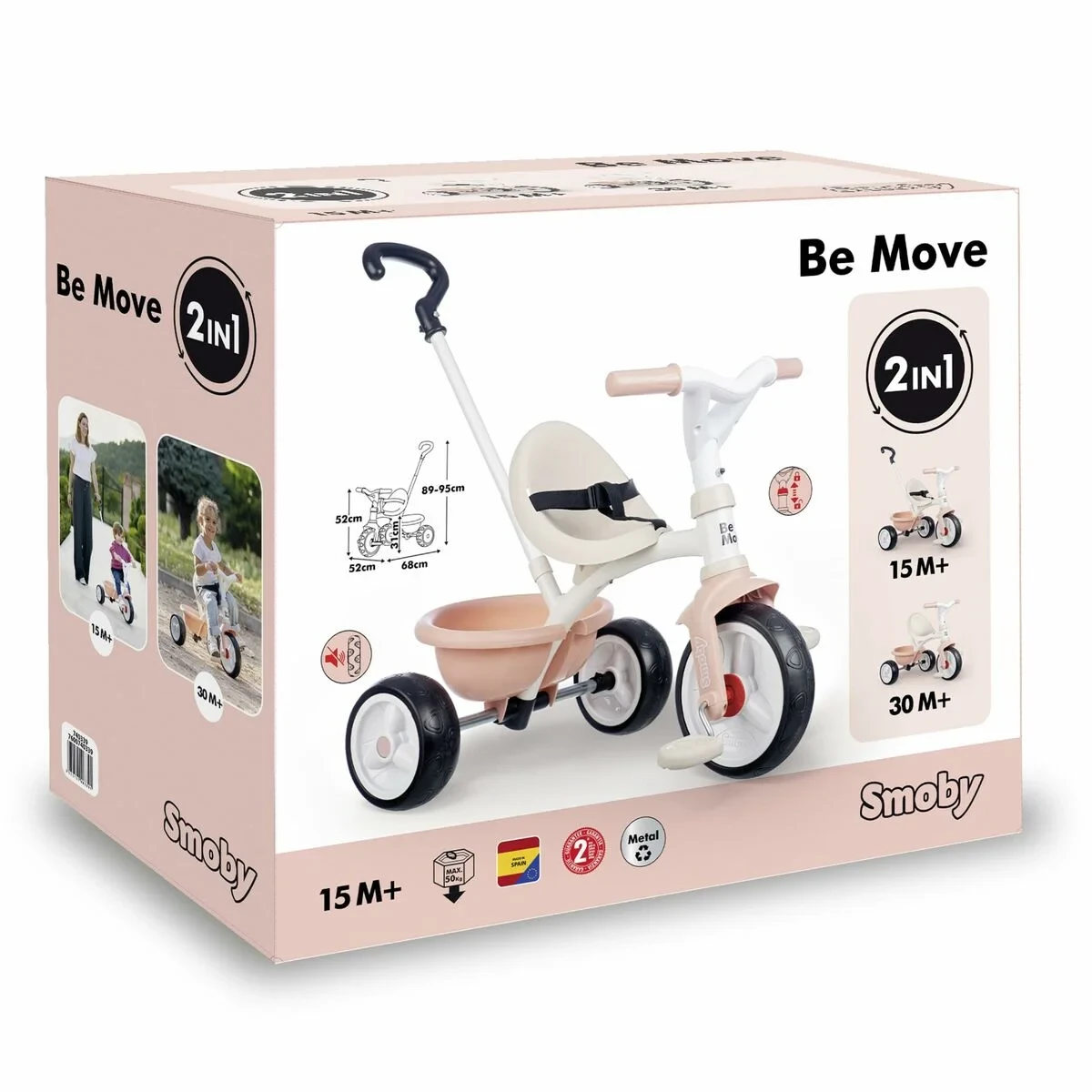 Triciclo Smoby Be Move Rosa