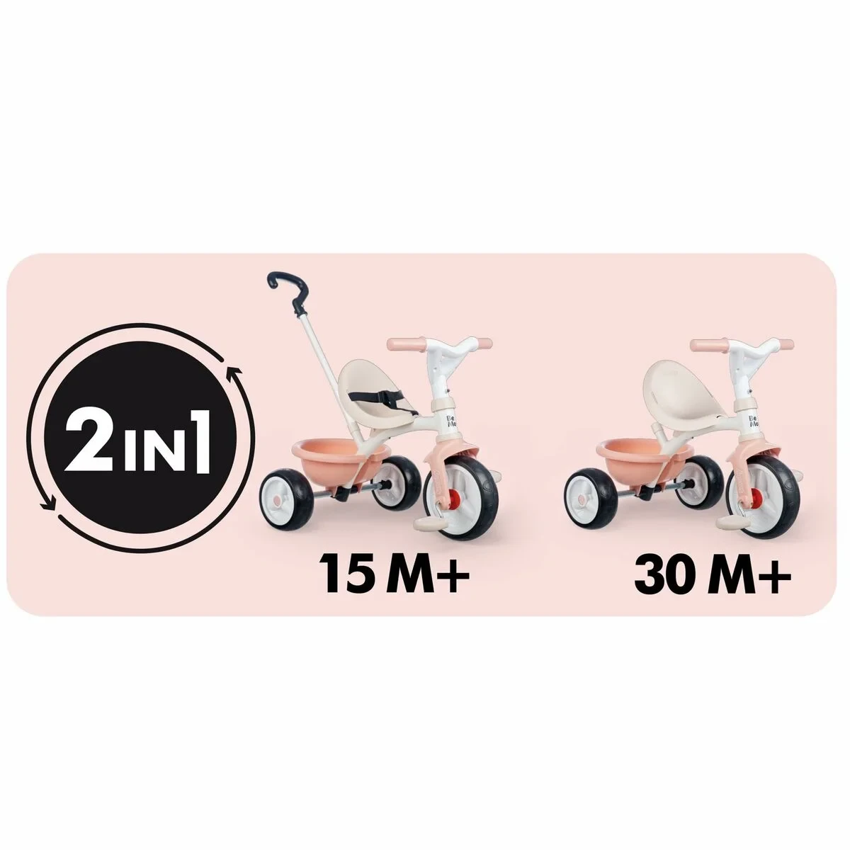 Triciclo Smoby Be Move Rosa