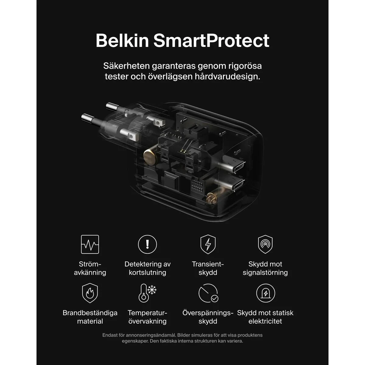 Cable USB a Lightning Belkin ENA007KQBK Negro