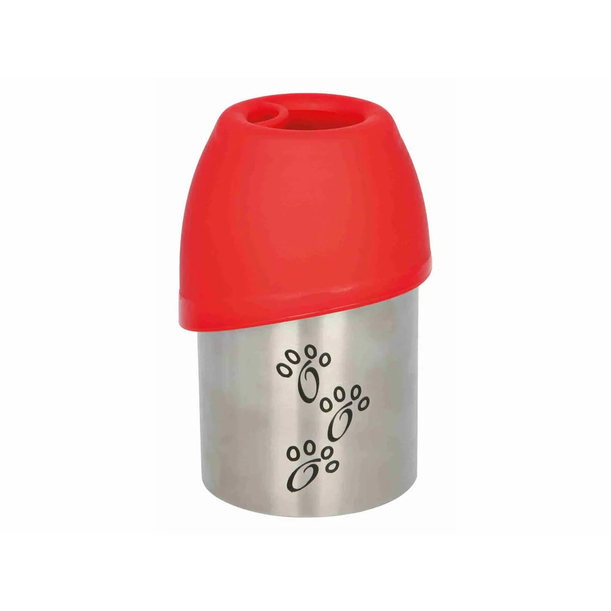 Botella Bebedero de Agua para Perros Trixie 300 ml Acero Inoxidable Plástico