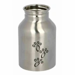 Botella Bebedero de Agua para Perros Trixie 300 ml Acero Inoxidable Plástico