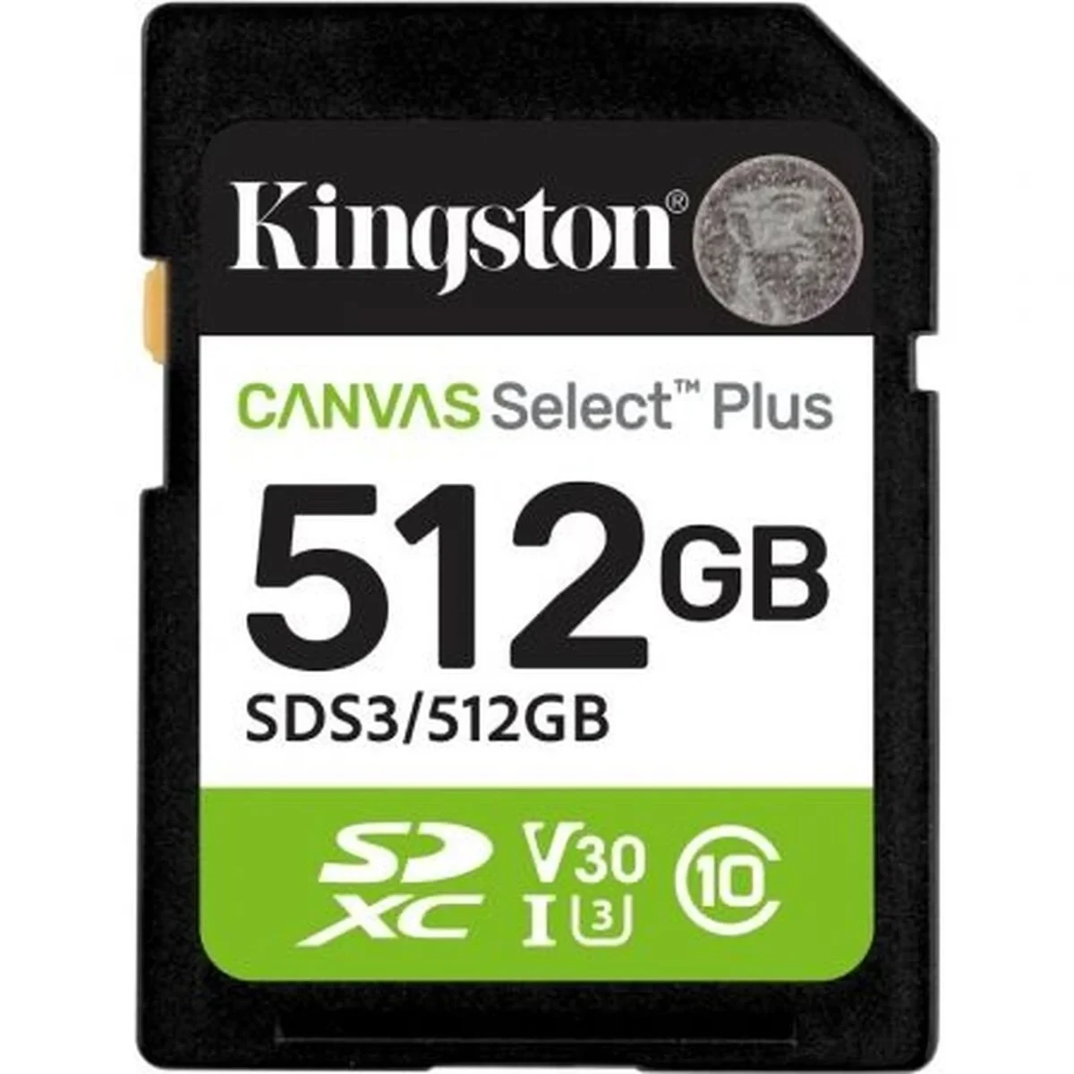Tarjeta de Memoria Micro SD con Adaptador Kingston SDS3/512GB 512 GB