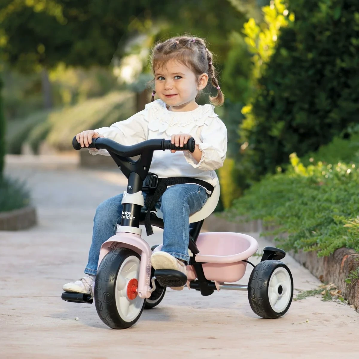Triciclo Smoby Paseo para bebés Rosa