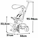 Triciclo Smoby S.Life Balade Multicolor