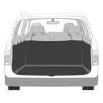 Funda Protectora de Asiento Individual de Coche para Mascotas Trixie 1318