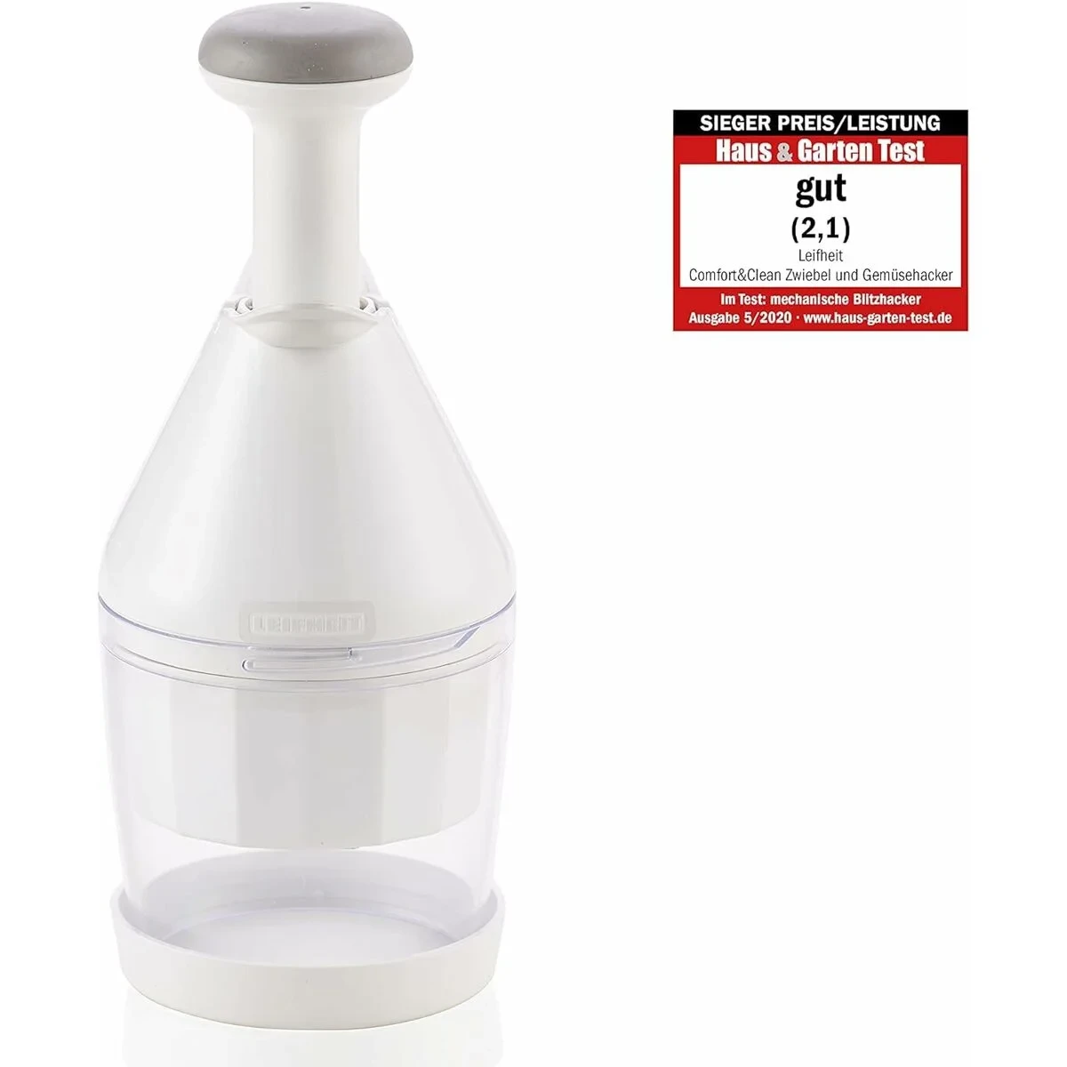 Picadora Leifheit Chopper Confort & Cle Blanco Acero Inoxidable Plástico