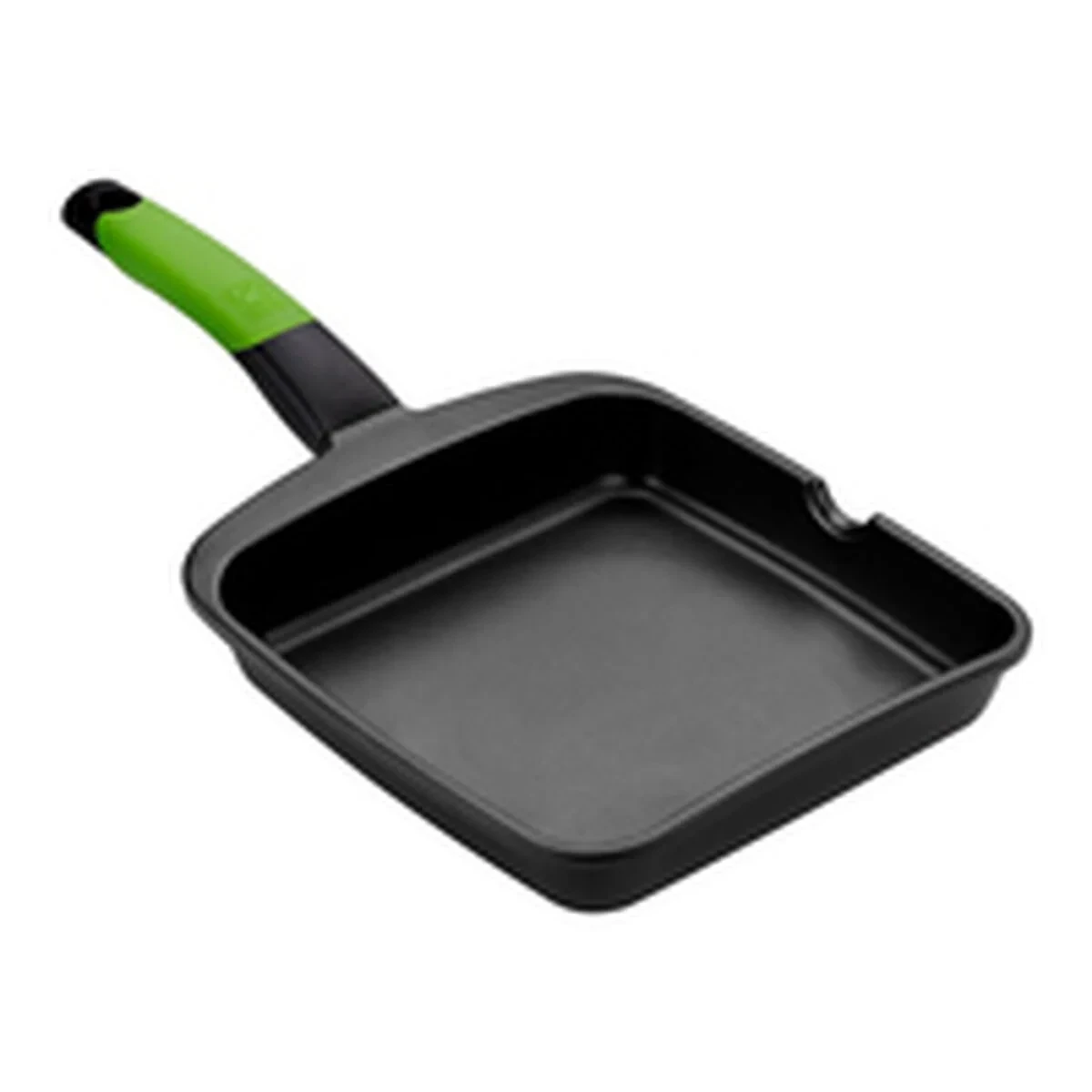 Plancha de Asar BRA A121459 Negro Metal Aluminio Ø 28 cm