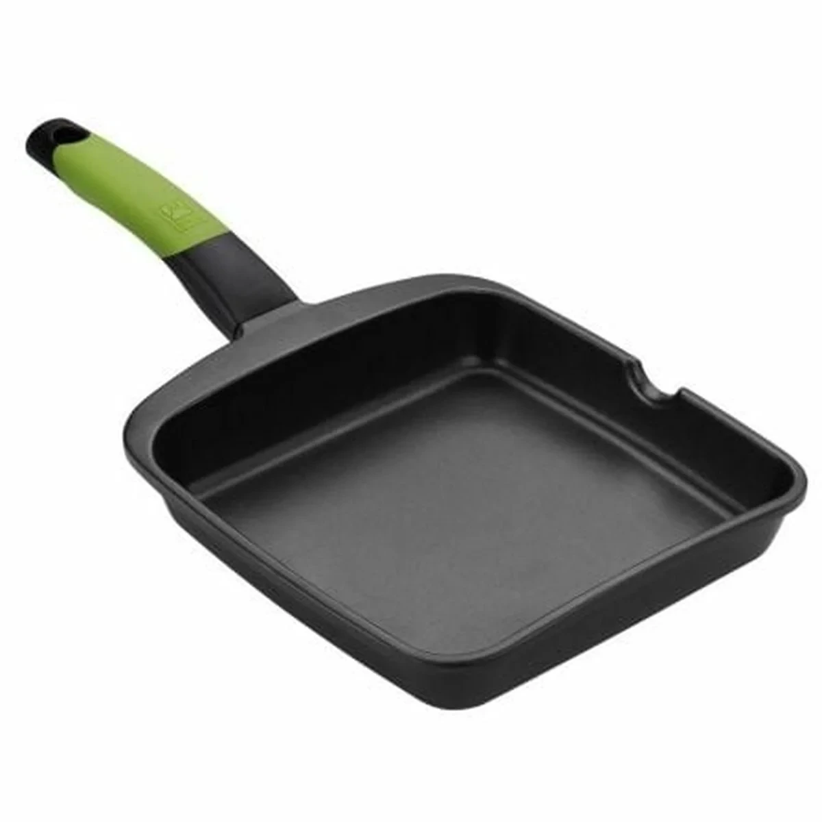 Plancha de Asar BRA A121459 Negro Metal Aluminio Ø 28 cm