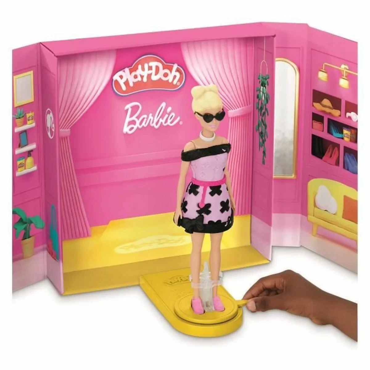 Juego de Plastilina Play-Doh Barbie Designer Fashion Show Multicolor
