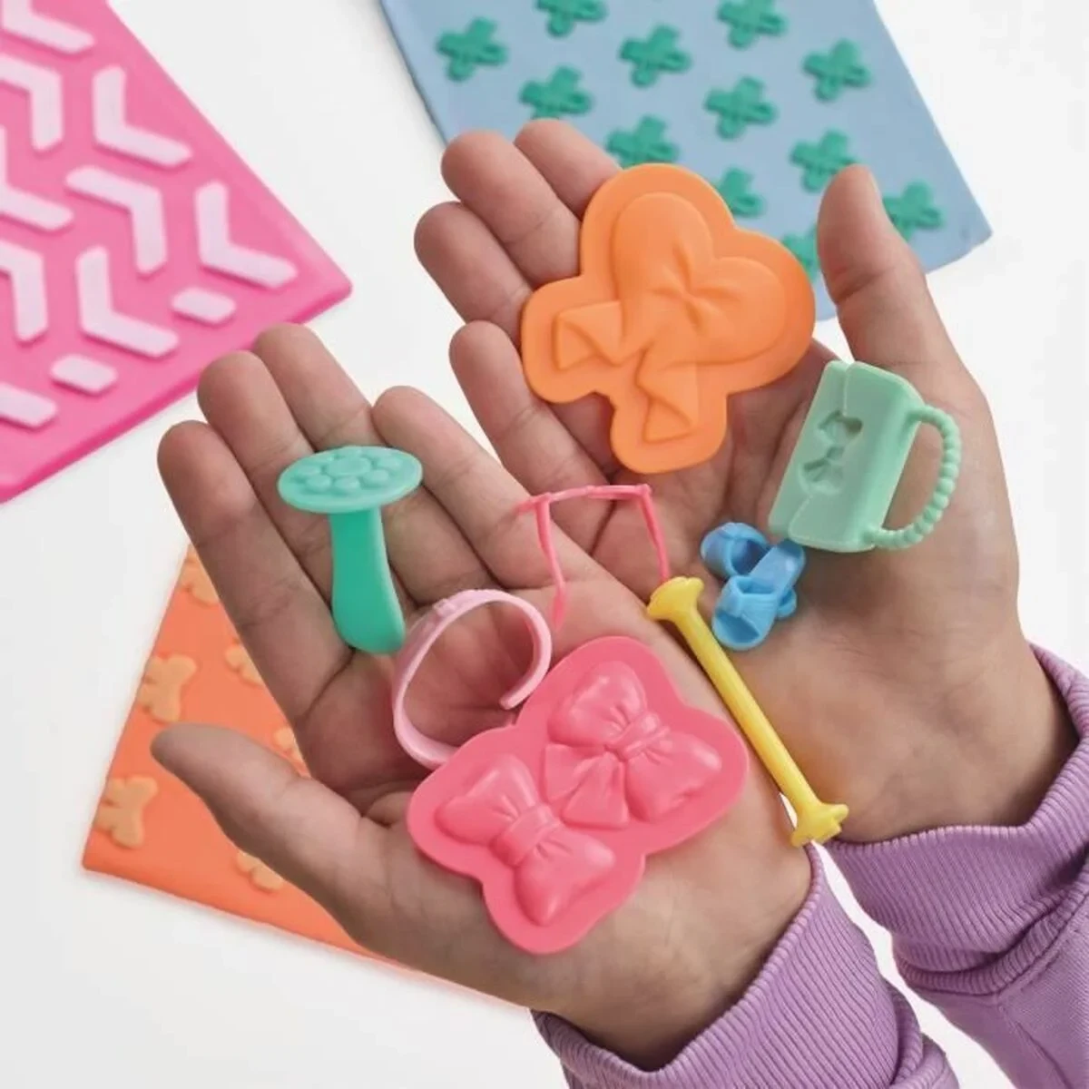 Juego de Plastilina Play-Doh BArbie Pearls & Bows Multicolor