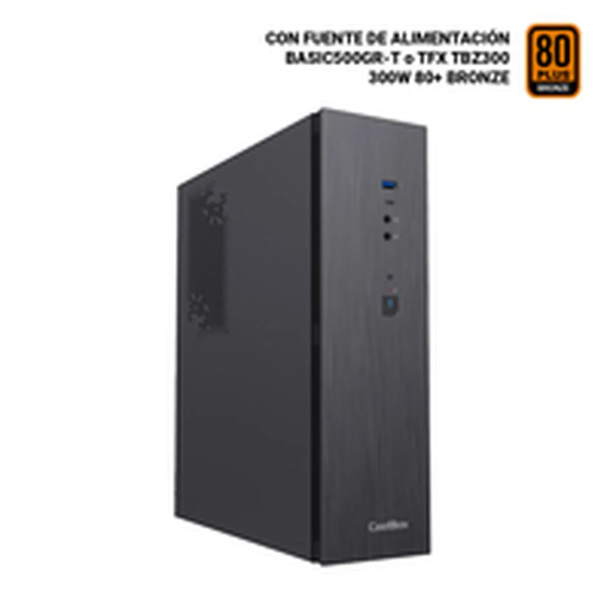 Caja Semitorre ATX CoolBox COO-PCT370-BZ Negro