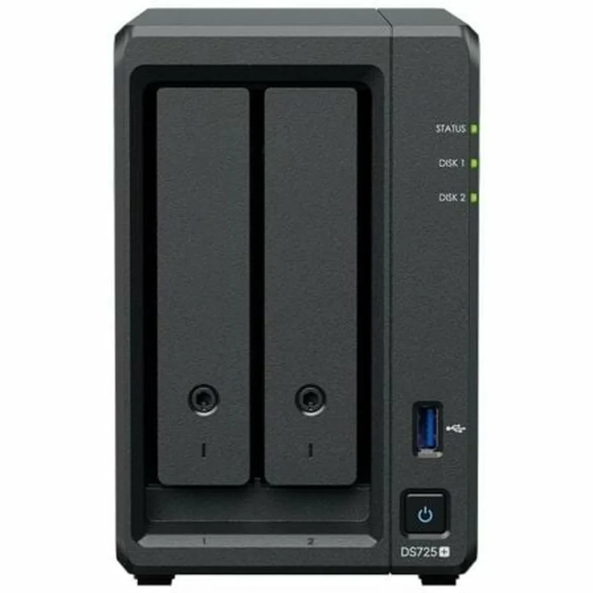 Almacenamiento en Red NAS Synology DS725+ Negro AMD Ryzen R1600