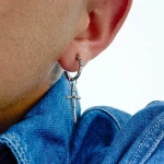 Pendientes Radiant RH000194 Hombre Plateado 1 unidad