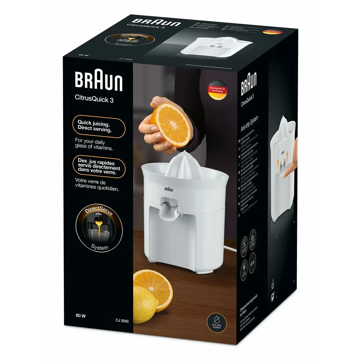 Exprimidor Eléctrico Braun CJ 3050 60 W Blanco