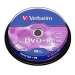 DVD+R Verbatim 4,7 GB 16x 10 Piezas (20 Unidades)