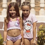 Bikini-Braga Para Niñas Hello Kitty Rosa claro (7 Años)