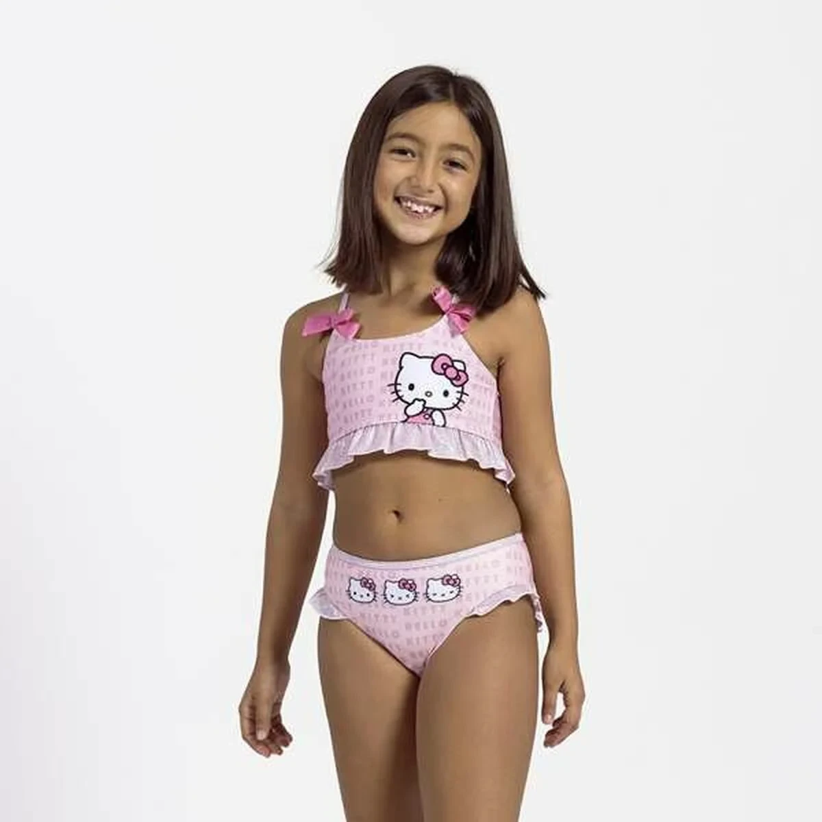 Bikini-Braga Para Niñas Hello Kitty Rosa claro (7 Años)