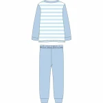 Pijama Infantil Bluey Azul claro
